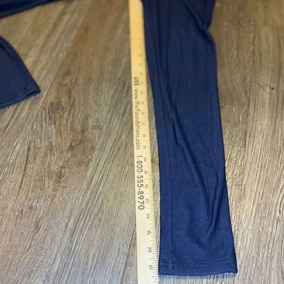 Boutique Population size small denim-look leggings NWT new - Picture 3 of 7